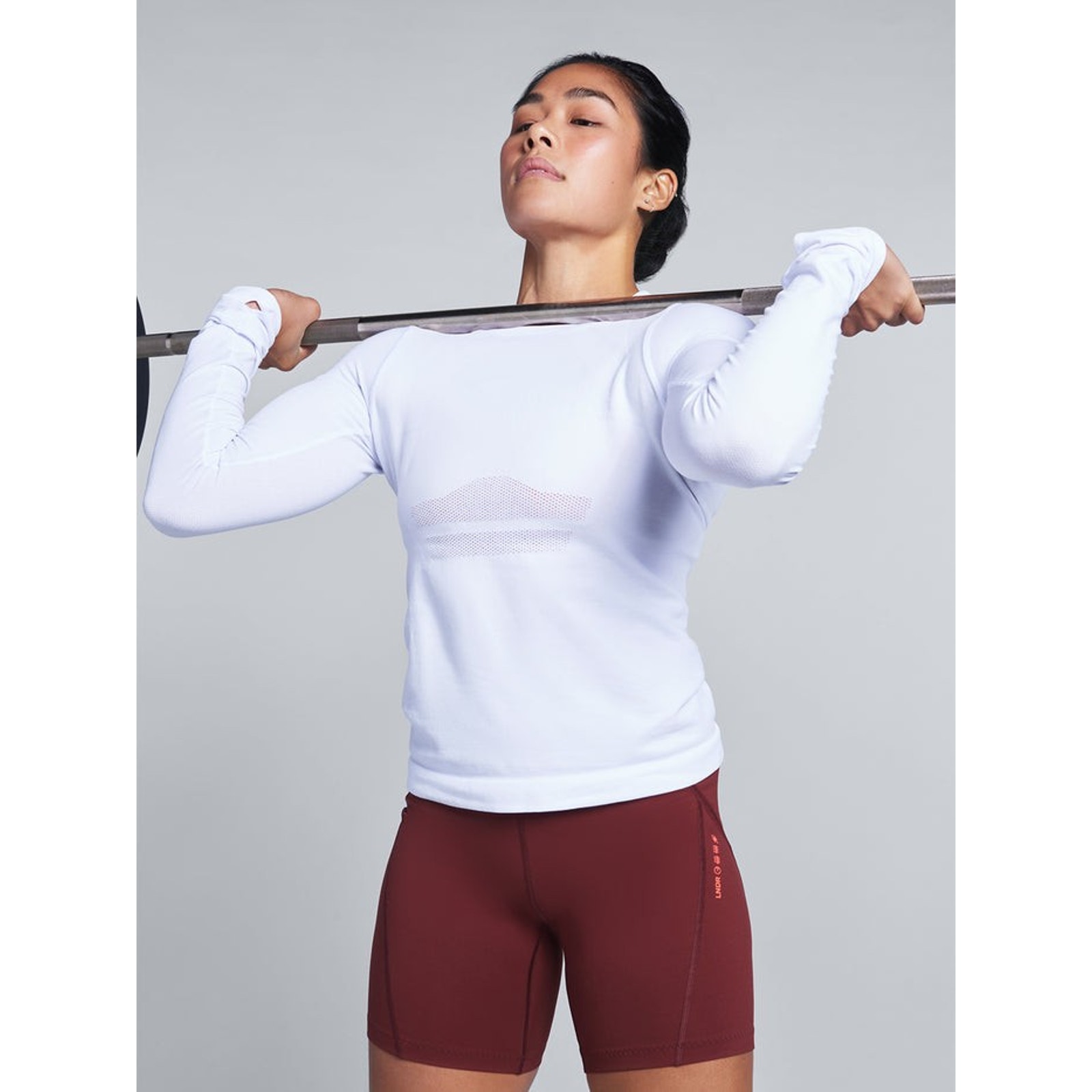 Lndr Here Today Long Sleeve Tee White - S - M — image 2 of 7